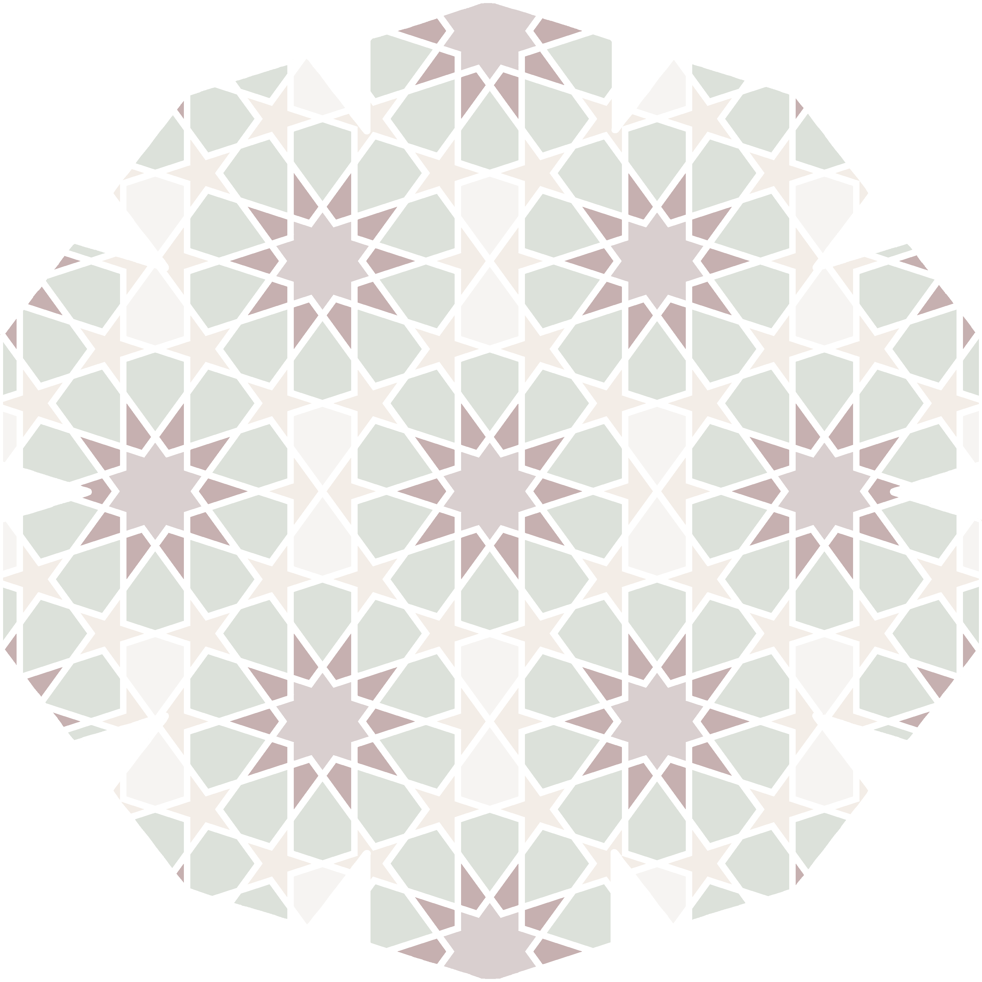 'Alhambra' - Aufkleber für das MacBook mit Islamic Pattern - minty bouquet